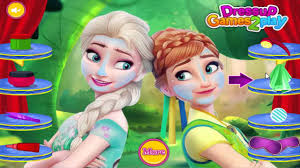 frozen games baby care dress up and