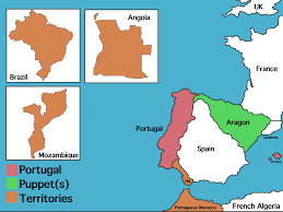 As you probably know spain and france are both countries in western europe and member. Grand Portugal And Her Territories Imaginarymaps