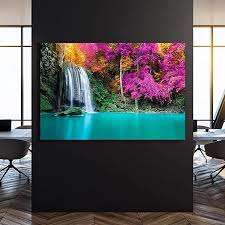 Waterfall Tropical Landscape Tempered