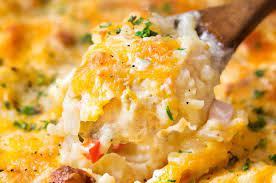 The Ultimate Hashbrown Casserole 4 The Chunky Chef gambar png