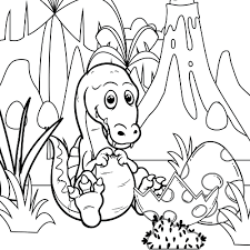 You can now print this beautiful dinosaur prehistoric scene dinosaurs and woolly mammoth coloring page or color online for free. Dinosaur Egg Coloring Pages Dinosaur Coloring Pages