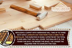 replace carpet with hardwood or laminate