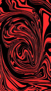Oil Paint Red Black Bonito Effect
