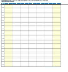 Free Printable Class Schedule Planner Maker Template College Er