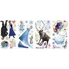 frozen l and stick wall decals