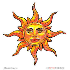 65 Sun Tribal Sun Tattoo Designs