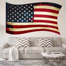American Flag Decal Patriotic Wall Art