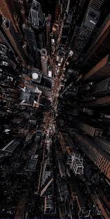 4k dark city landscape new york