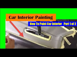 how to paint car interior car