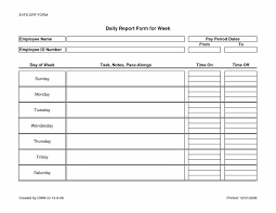 Restaurant Manager Daily Report Template Free Download