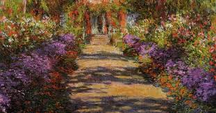 A Pathway In Monet S Garden By Monet