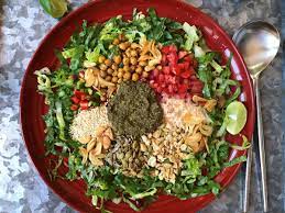 buzzy burmese tea leaf salad