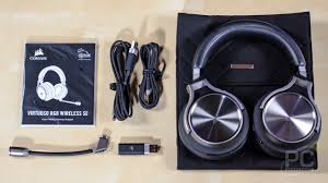 The corsair virtuoso wireless se is an expensive gaming headset with a wonderful mic, decent audio, good battery life, and a comfortable sturdy build. Corsair Virtuoso Rgb Wireless And Wireless Se Headset Review Pc Perspective