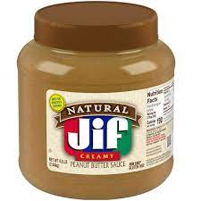 jif natural creamy peanut er sauce