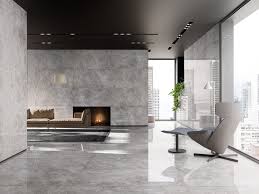 floors with marble look porcelain tiles