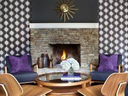 Natural Stone Wall In The Living Room