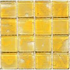 Glass Mosaic Tiles Yellow Glass Tiles
