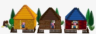 The Three Little Pigs - Houses Of Three Little Pigs PNG Image | Transparent  PNG Free Download on SeekPNG