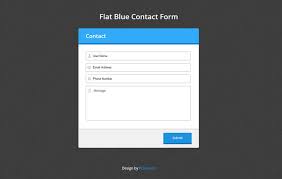 Html Contact Form Templates With Css Download