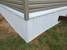 how to install mobile home skirting