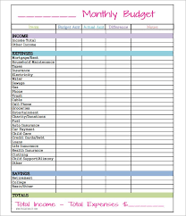 Simple Weekly Budget Simple Budget Template 14 Download