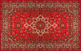 old persian carpet with pattern top