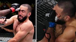 Britain's leon edwards said he was heartbroken after his welterweight fight with belal muhammad was declared a no contest following an eye poke. Leon Edwards Nasty Eye Poke Ends Ufc Main Event With Belal Muhammad