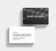 Usually, it is seen printed onto a standard card stock, but advancements in card. Free Black White Business Card Mockup Psd Templates Good Mockups