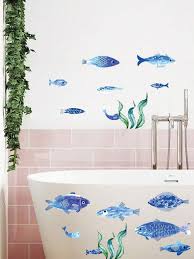 Sea Animal Wall Stickers For Bathroom