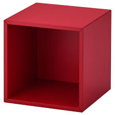 Eket Cabinet Red Ikea Wall