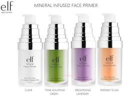 elf mineral infused face primer clear