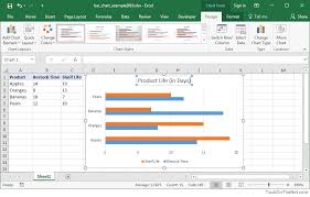 Ms Excel 2016 How To Create A Bar Chart