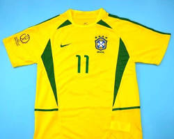 Image of Ronaldinho Brazil national team jersey