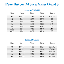 Pendleton Size Chart Yahoo Image Search Results