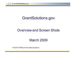 1 Grantsolutions Gov Grants Center Of Excellence Coe Hhs