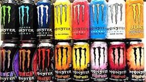 How many different types of Monster cans are there?