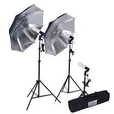 Black And Silver Photography Video Studio Umbrella Continuous Lighting Kit Sale Ebay