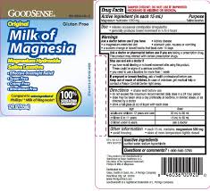 milk of magnesia original magnesium