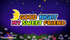 good night friend images good night