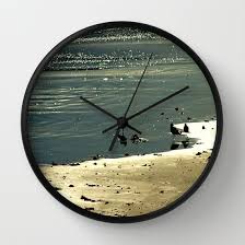 Ocean Glitter Wall Clock By Chris