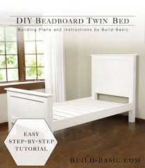 This twin platform bed frame from gime adds a touch of elegance to your bedroom utilizing a unique headboard and footboard design. 34 Diy Bed Frames To Make For The Bedroom