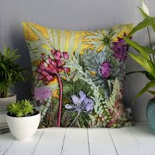 pink and yellow cushion