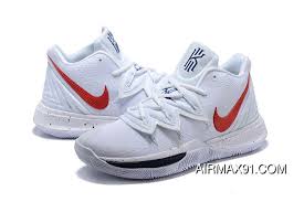 Kyrie irving is a creative force on and off the court. Nike Kyrie 5 White Red Navy Blue Free Shipping 2020 Nike Air Max Shoes Outlet Nike Nike Kyrie Nike Shoes Air Max