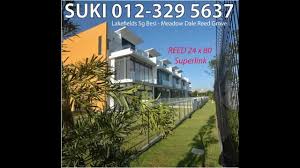 * spacious built up for intermediate unit 2655sf & corner unit 3598sf. Reed Lakefields Sungai Besi Kuala Lumpur Malaysia For Sale Part 1 Youtube