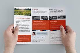 free trifold brochure template in psd