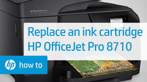 When i tried deleting the printer configuration and adding it back in the printer under. Replacing An Ink Cartridge In The Hp Officejet Pro 8710 Printer Hp Officejet Hp