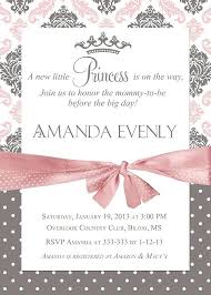 Pink And Gold Princess Baby Shower Invitations Shower Invitations