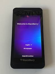 blackberry z10 black at t clean esn