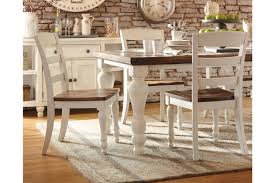 Match your unique style to your budget with a brand new signature design by ashley® farmhouse dining tables and sets to transform the look of your room. Marsilona Dining Table And 8 Chairs Set Ashley Furniture Homestore