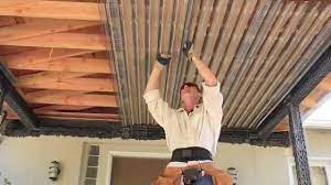 lath an exterior ceiling for stucco
